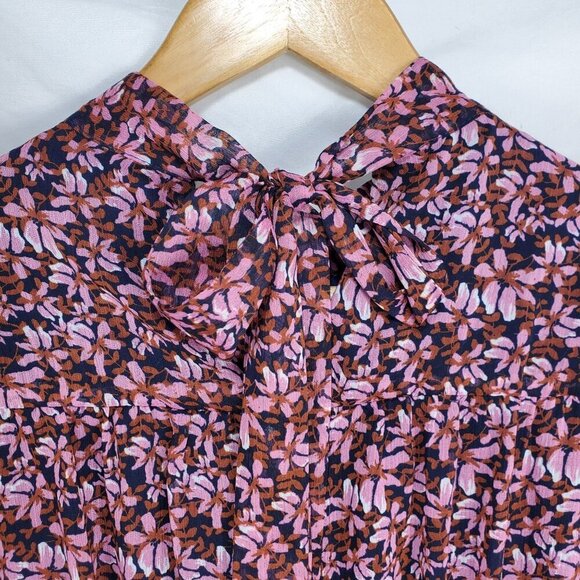 Maggy London Women's Multicolor Fit & Flare Dress Rosalina Floral Size 4 (C-8) - Picture 4 of 10